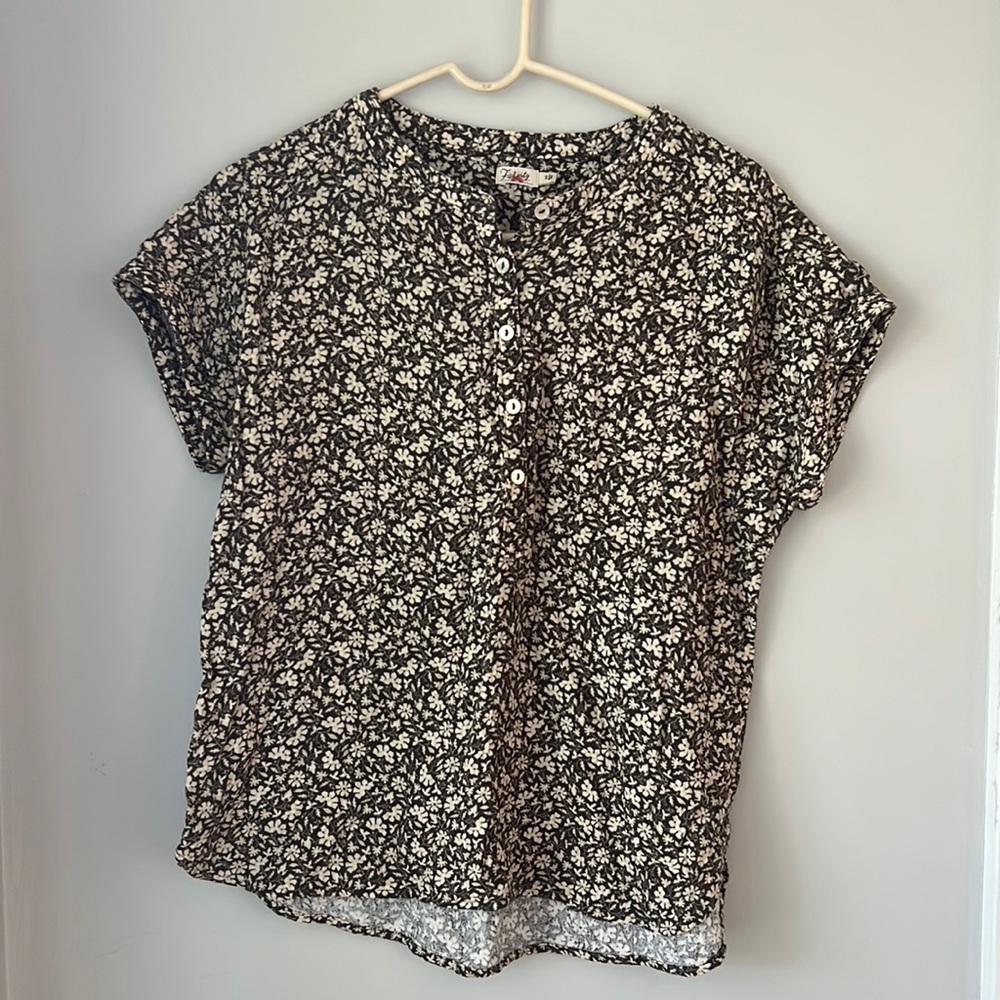 Faherty Dream Desmond Organic Cotton Top